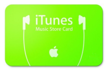 an iTunes card off ebay,