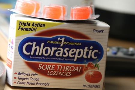Chloraseptic is best for a sore throat
