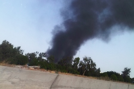 Fire in Sabah AlSalem Kuwait